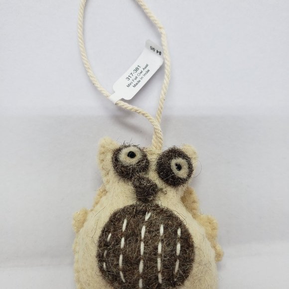 Vintage Owl and 🆕️ Crate & Barrel Owl Ornament Set - Picture 6 of 8